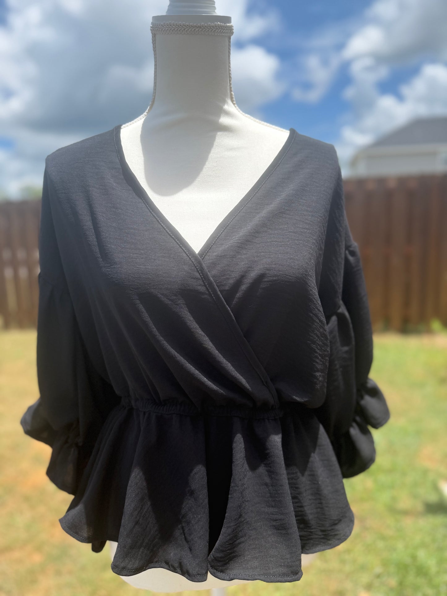 Milan Crepe Blouse - Bellissima by Ari LLC.