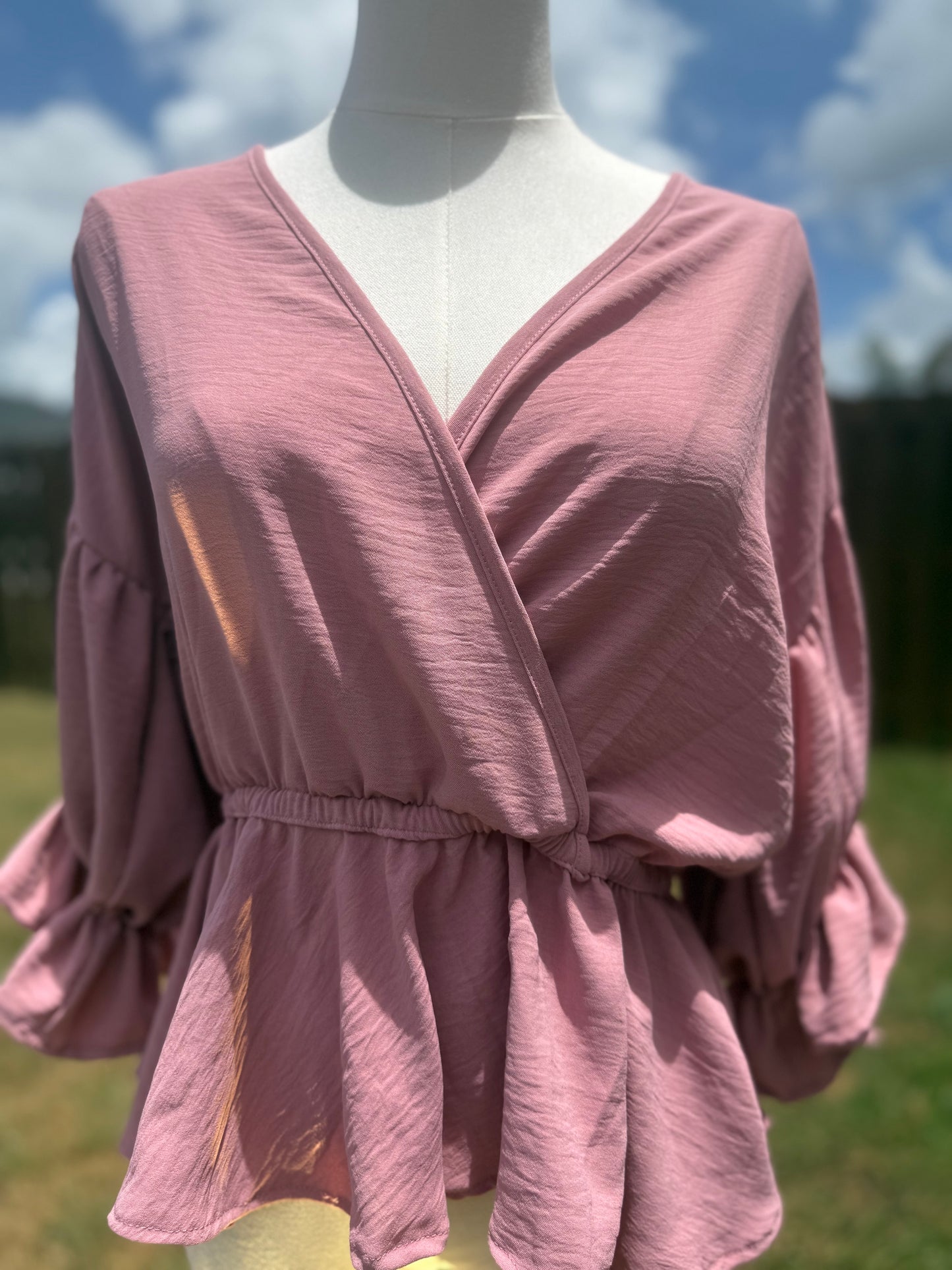 Milan Crepe Blouse - Bellissima by Ari LLC.