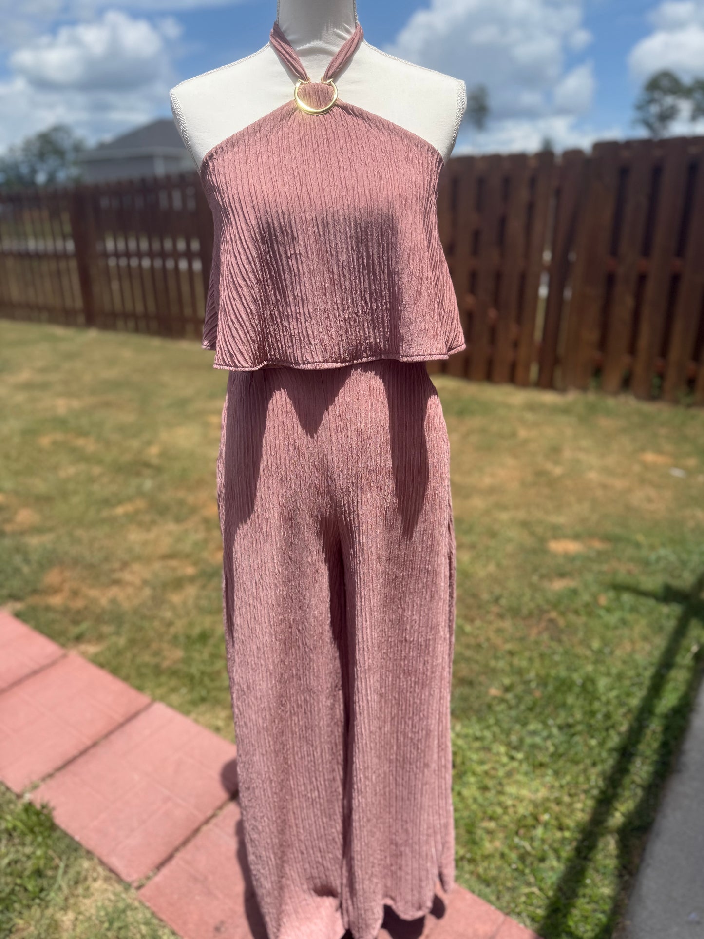 Baruc Wide-Leg Jumpsuit - Bellissima by Ari LLC.