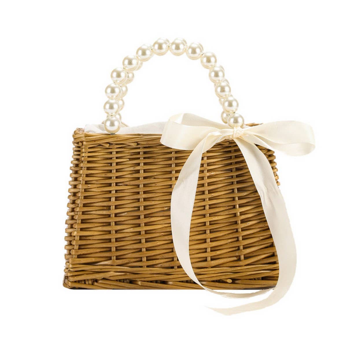 Boho Charm Square Straw Bag - Bellissima by Ari LLC.
