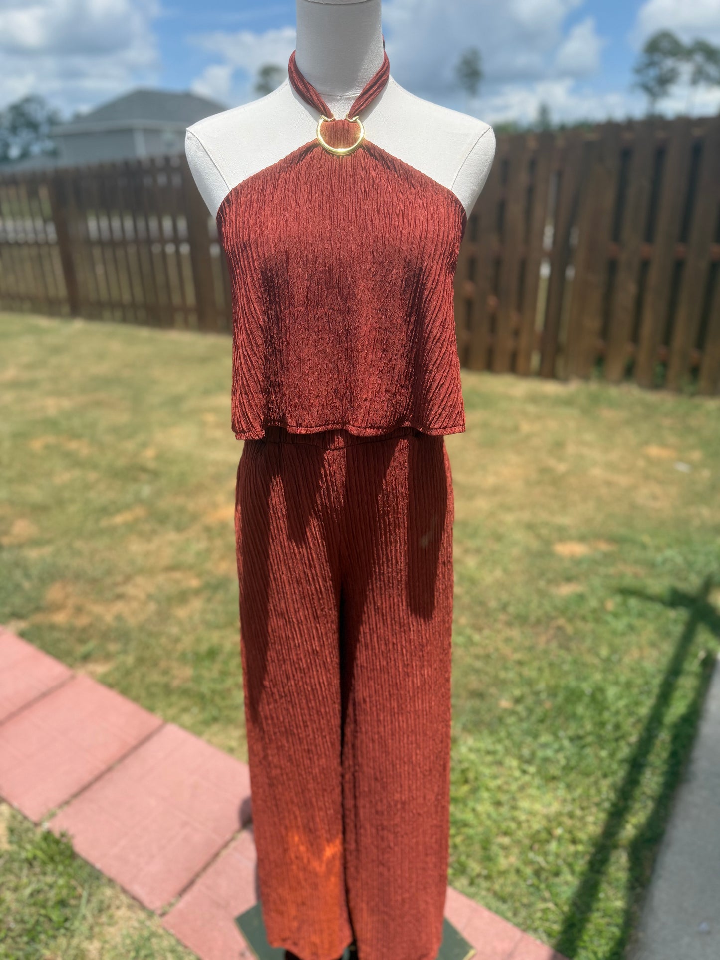 Baruc Wide-Leg Jumpsuit - Bellissima by Ari LLC.