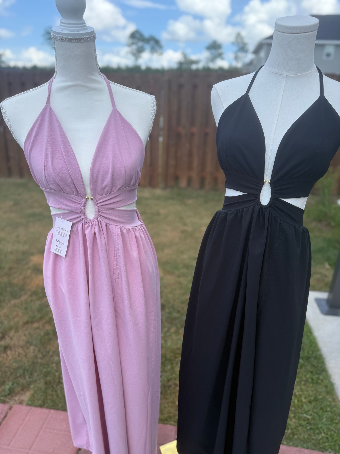 Alina Maxi Dress – Crepe Silk Fabric - Bellissima by Ari LLC.