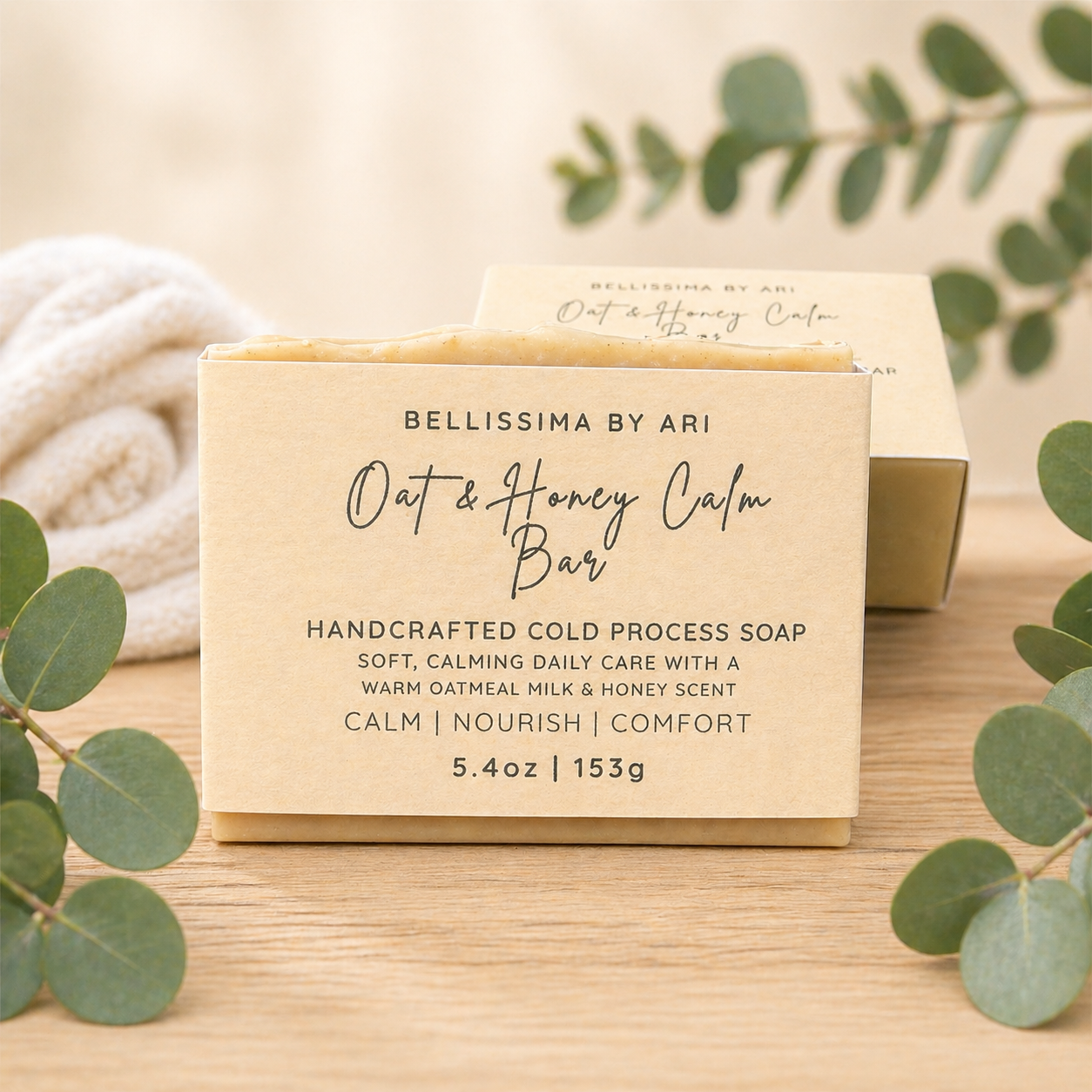 Oat & Honey Calm Bar - Bellissima by Ari LLC.
