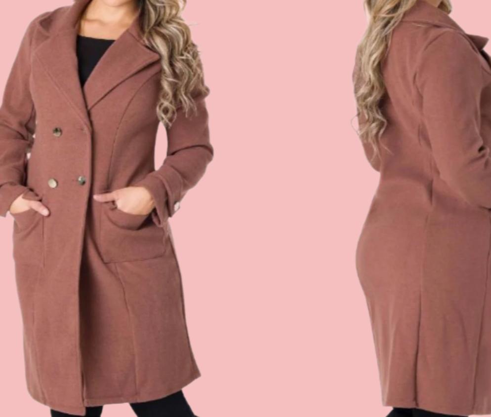 Timeless Coffee-Colored Trench Coat - Bellissima by Ari LLC.