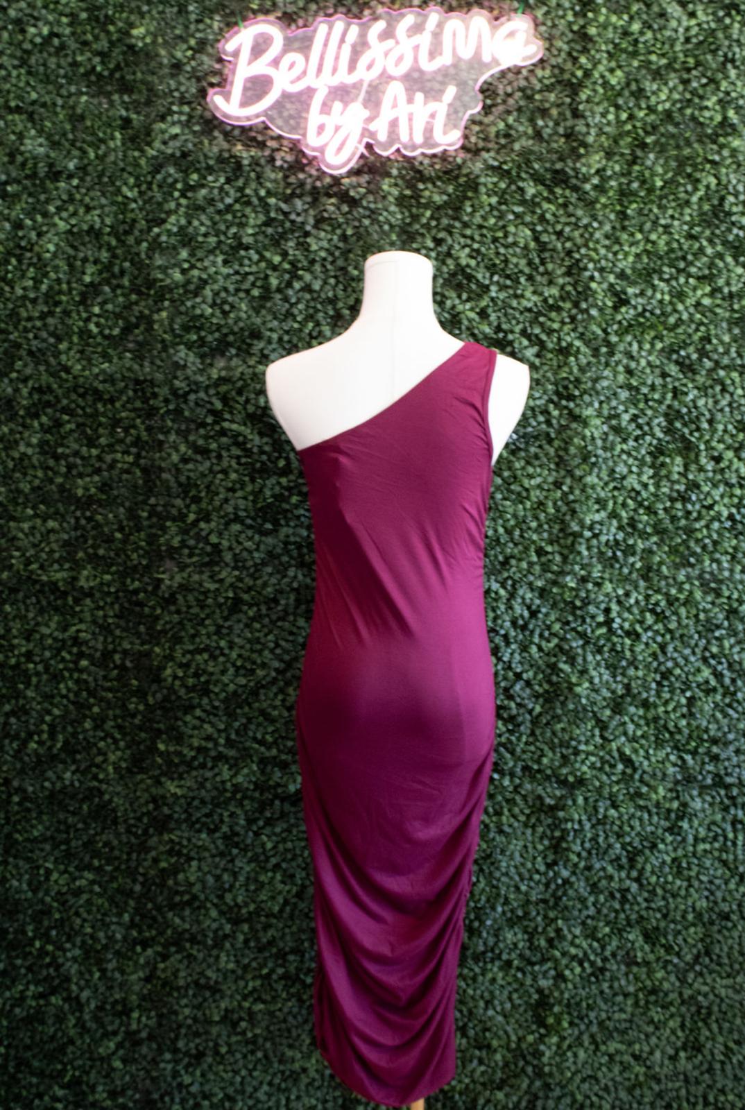 Sleek & Chic Asymmetric Midi Dress - Bellissima by Ari LLC.