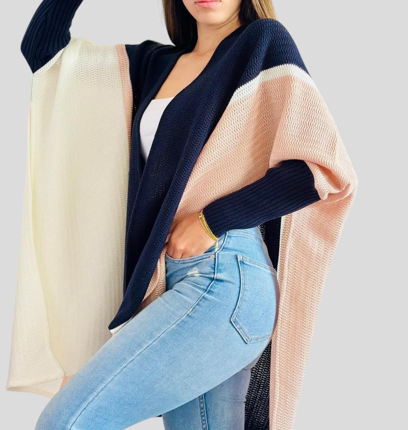 Pink KASE Poncho – Timeless Elegance Made in Colombia - Bellissima by Ari LLC.