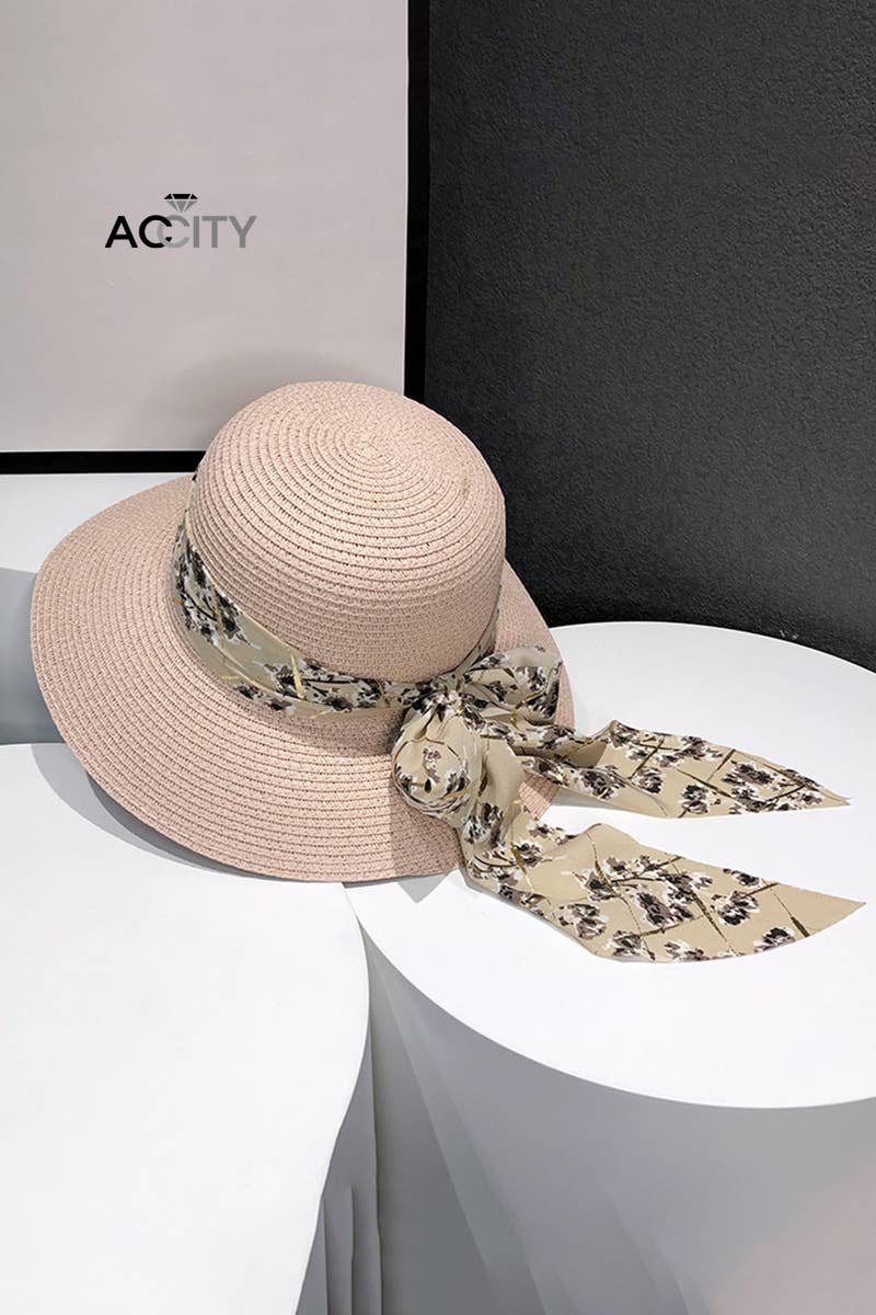 Boho Brim Bow Hat - Bellissima by Ari LLC.