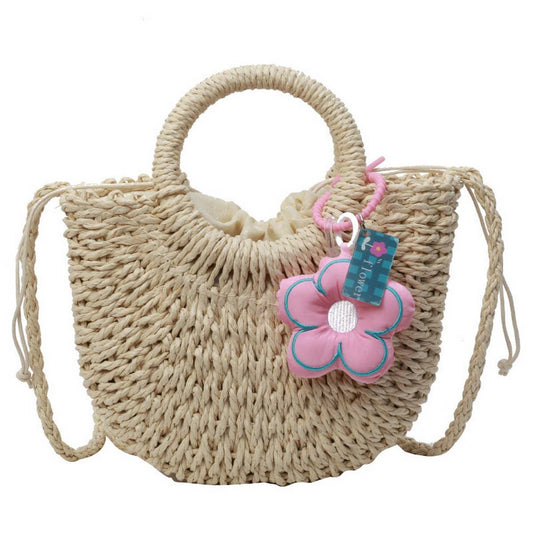 SIMPLE SHOULDER CROSSBODY BEACH HANDBAG_CWAB2318 - Bellissima by Ari LLC.