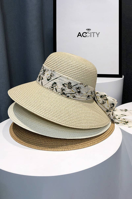Boho Brim Bow Hat - Bellissima by Ari LLC.