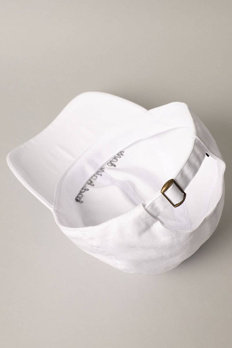 Bad hair day Lettering Embroidery Baseball Cap - Bellissima by Ari LLC.
