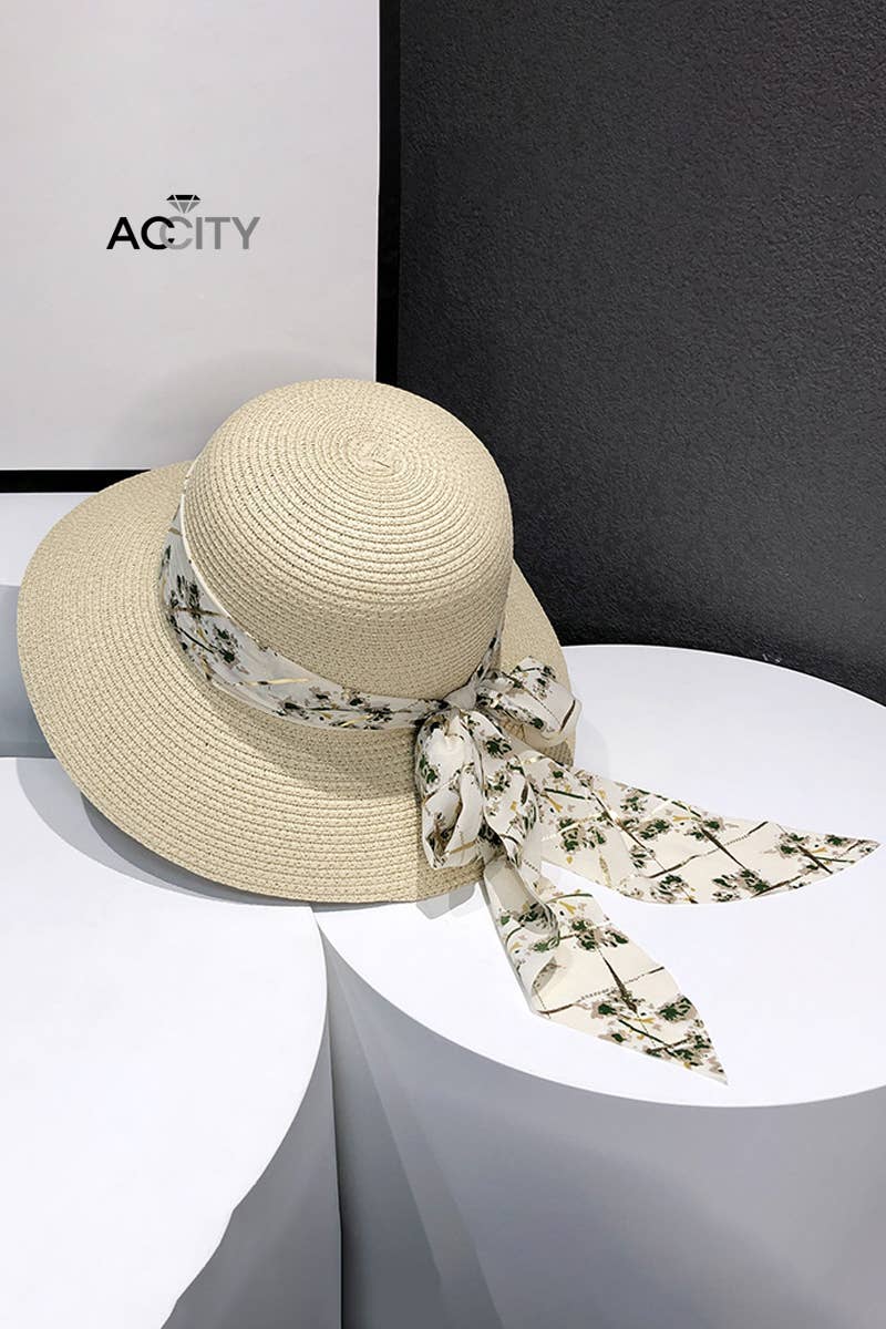 Boho Brim Bow Hat - Bellissima by Ari LLC.