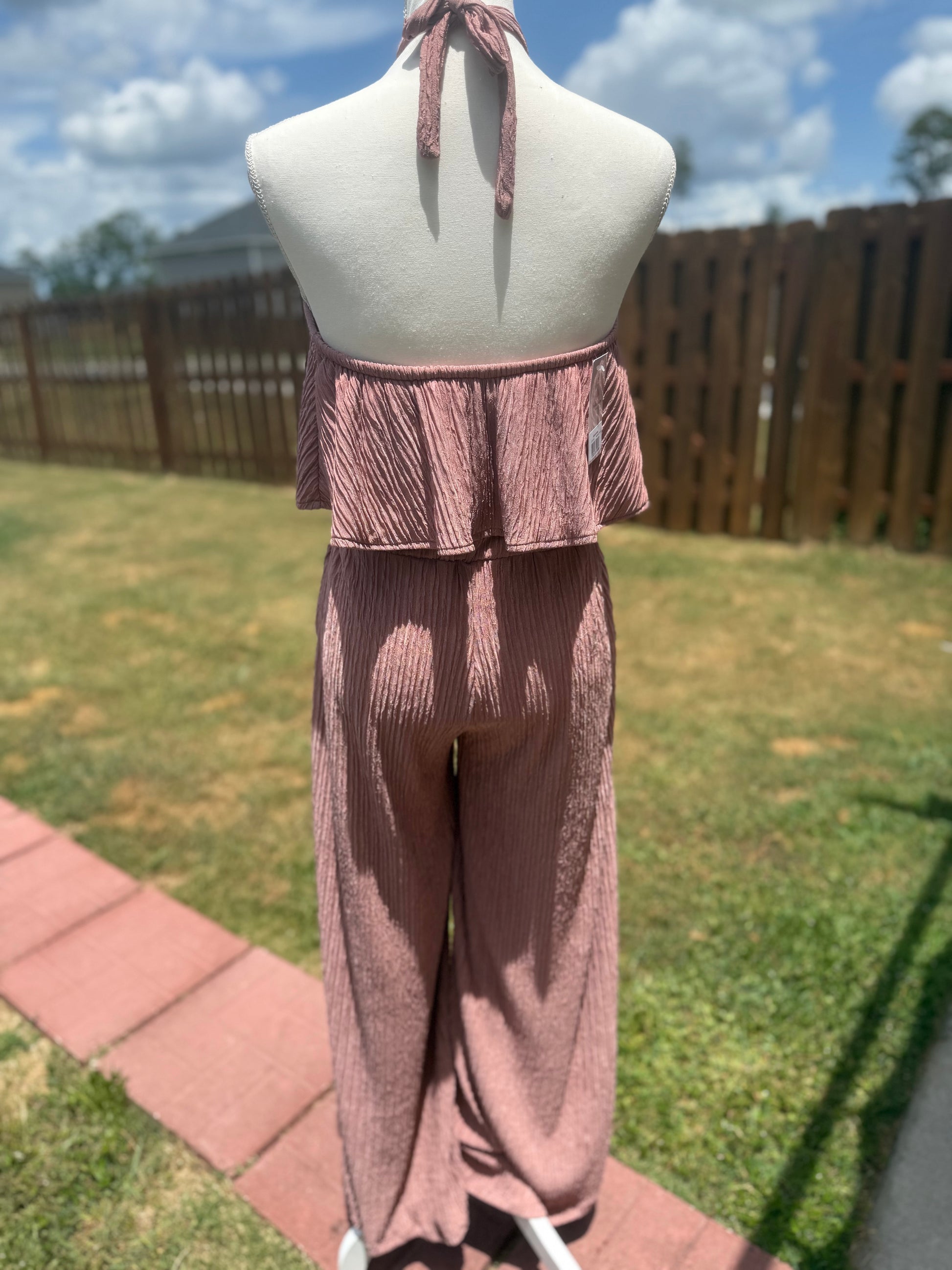 Baruc Wide-Leg Jumpsuit - Bellissima by Ari LLC.