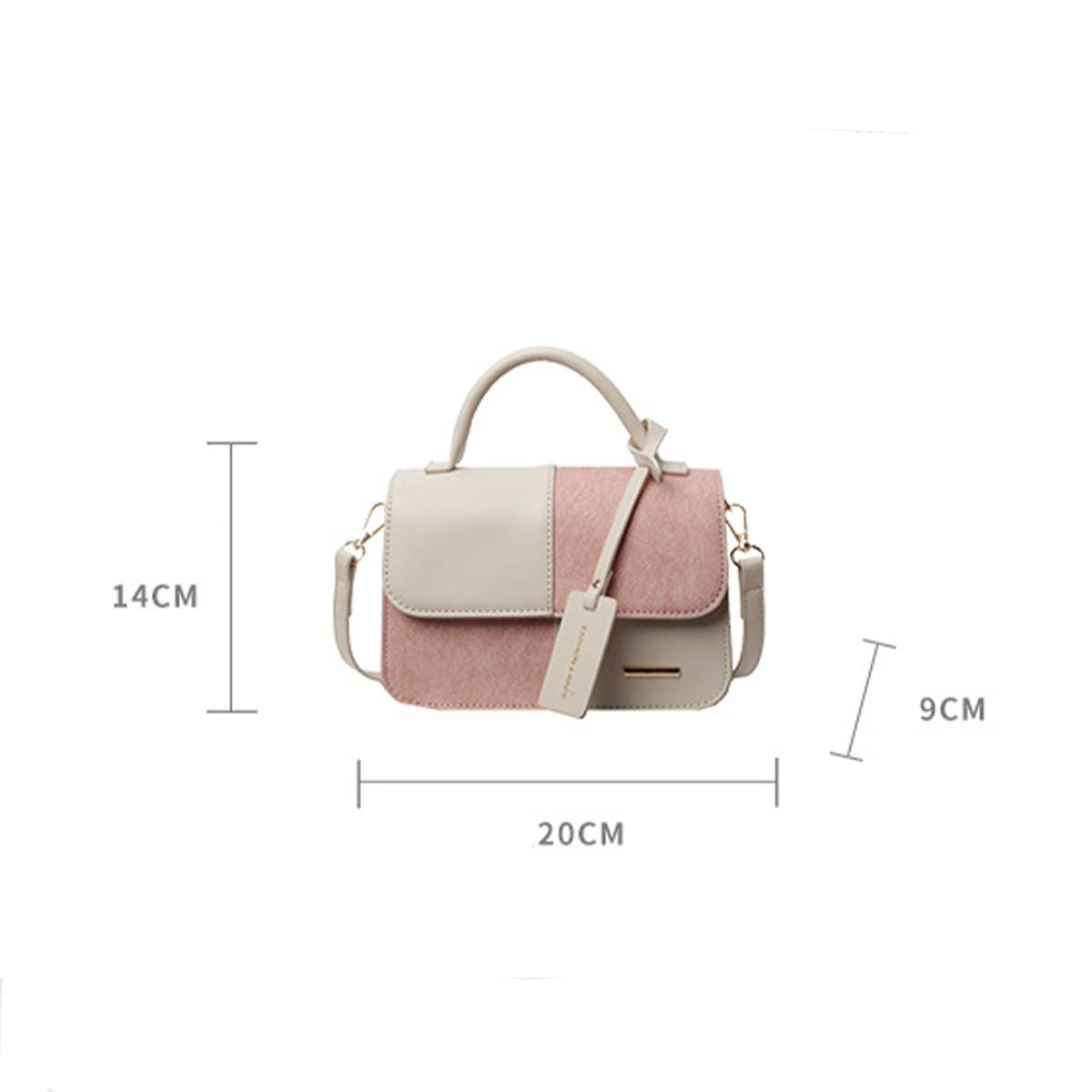 Urban Edge Splice Shoulder Bag - Bellissima by Ari LLC.