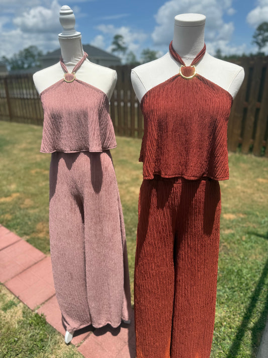 Baruc Wide-Leg Jumpsuit - Bellissima by Ari LLC.