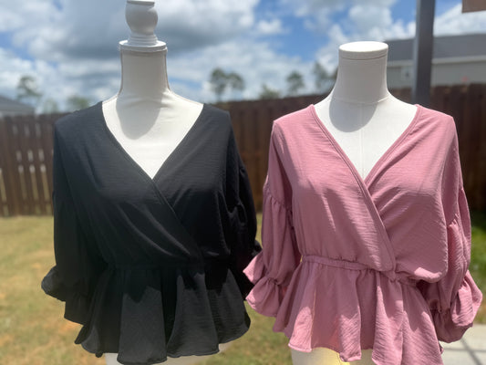 Milan Crepe Blouse - Bellissima by Ari LLC.