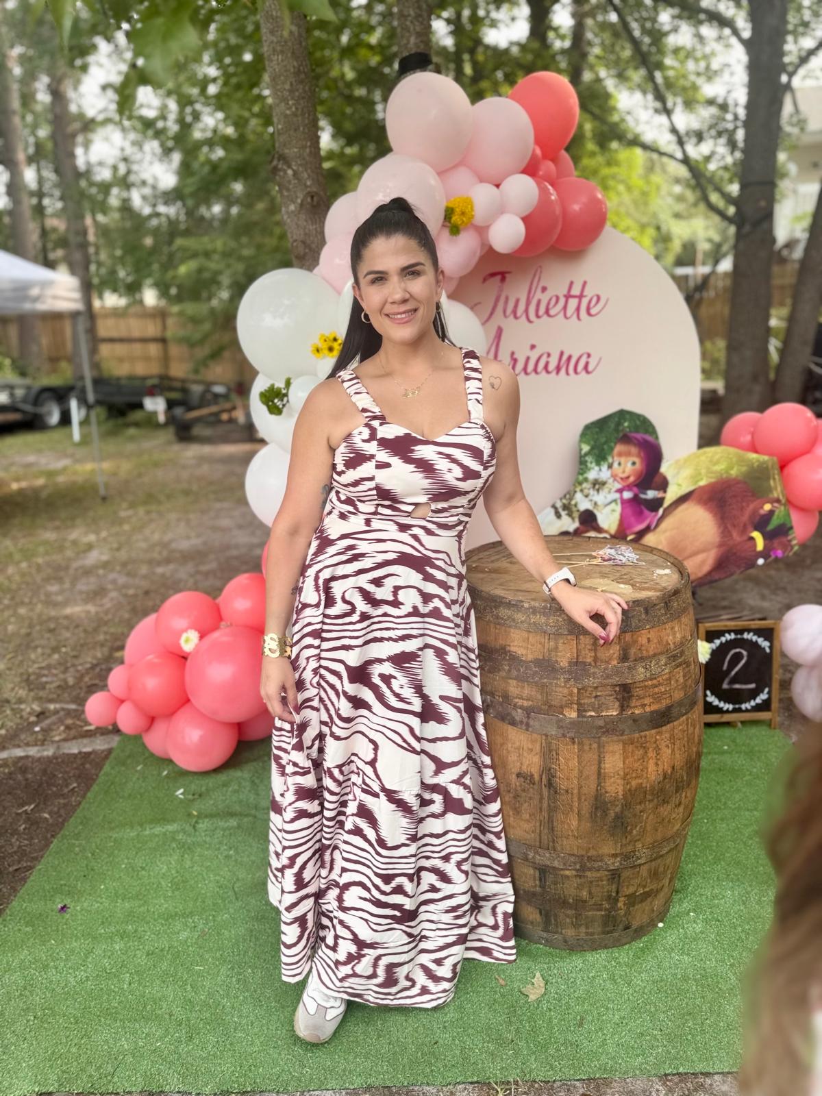 Duperly Maxi Dress – Mango Silk Fabric (Wine Red) - Bellissima by Ari LLC.