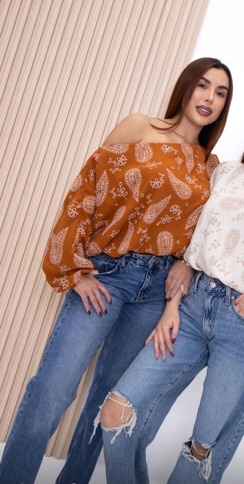 Lina Chalis Blouse – Camel - Bellissima by Ari LLC.