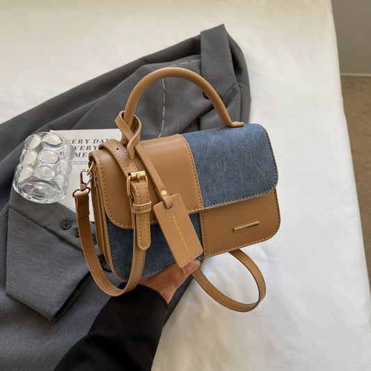 Urban Edge Splice Shoulder Bag - Bellissima by Ari LLC.
