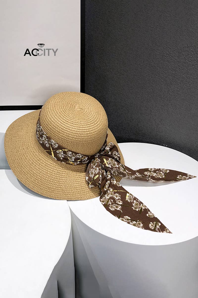 Boho Brim Bow Hat - Bellissima by Ari LLC.