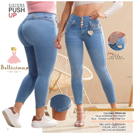 JEAN FAJA PUSH UP BOTA REF 24160 - Bellissima by Ari LLC.